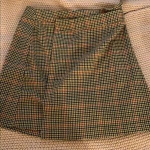 john galt plaid skirt